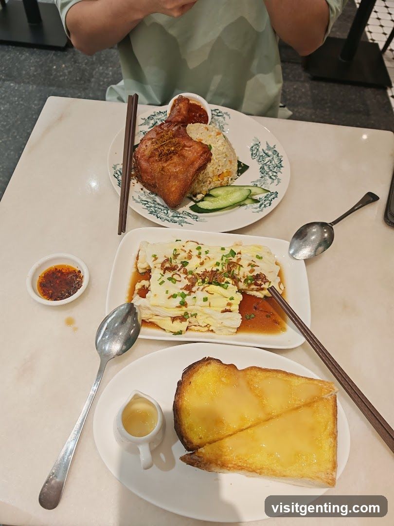 Table with Food Items