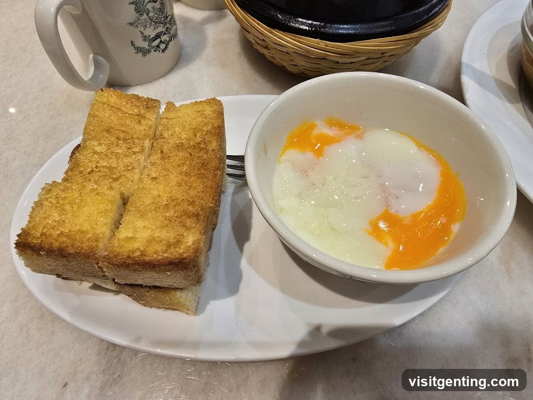Tabletop breakfast items