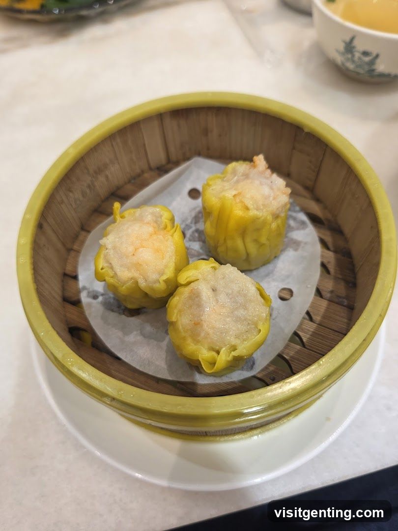 Steamed Dumplings in Bamboo Steamer