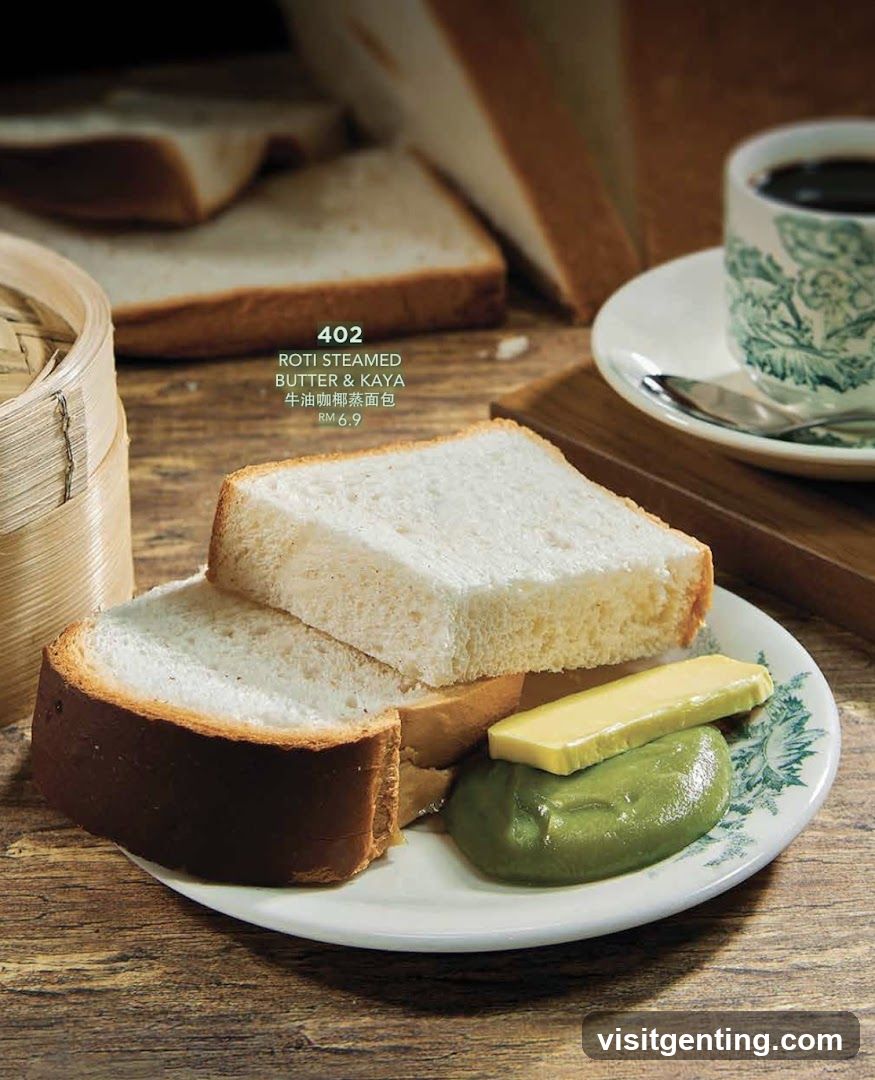 Roti Steamed Butter & Kaya