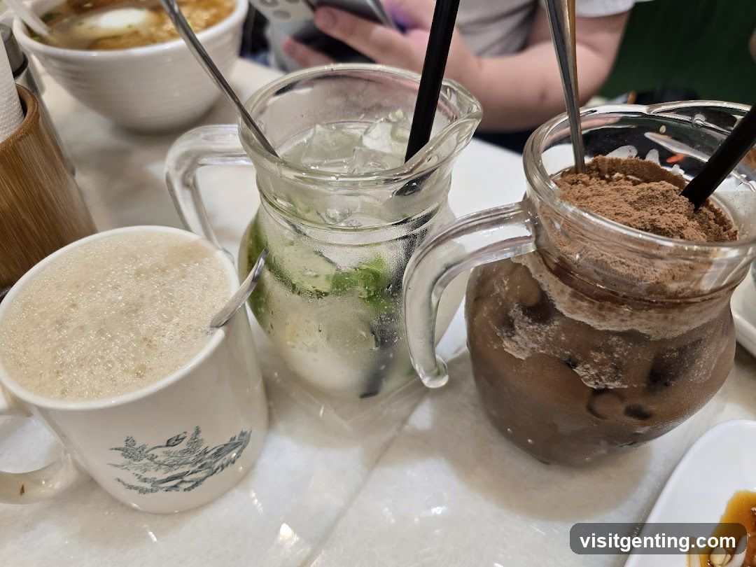 Tabletop Drinks at Café