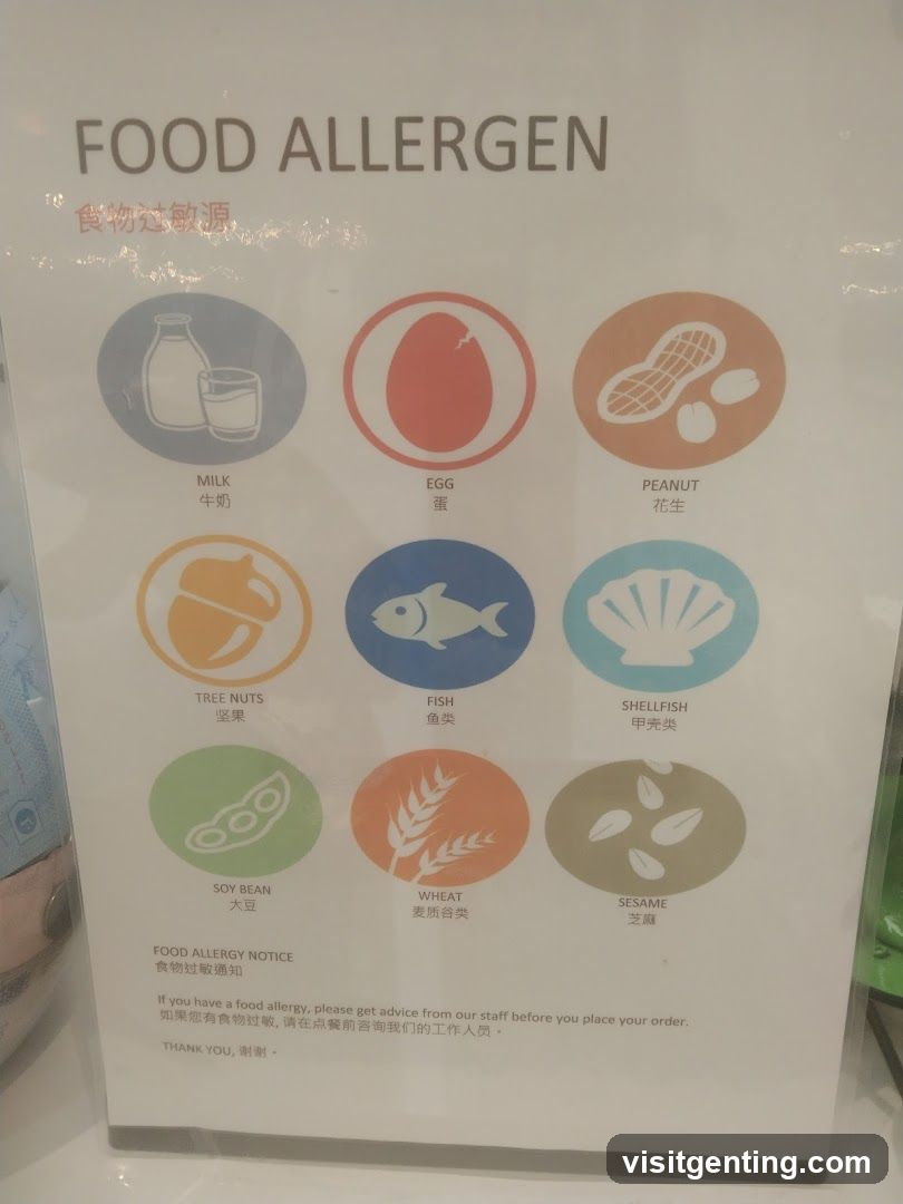 Food Allergen Notice