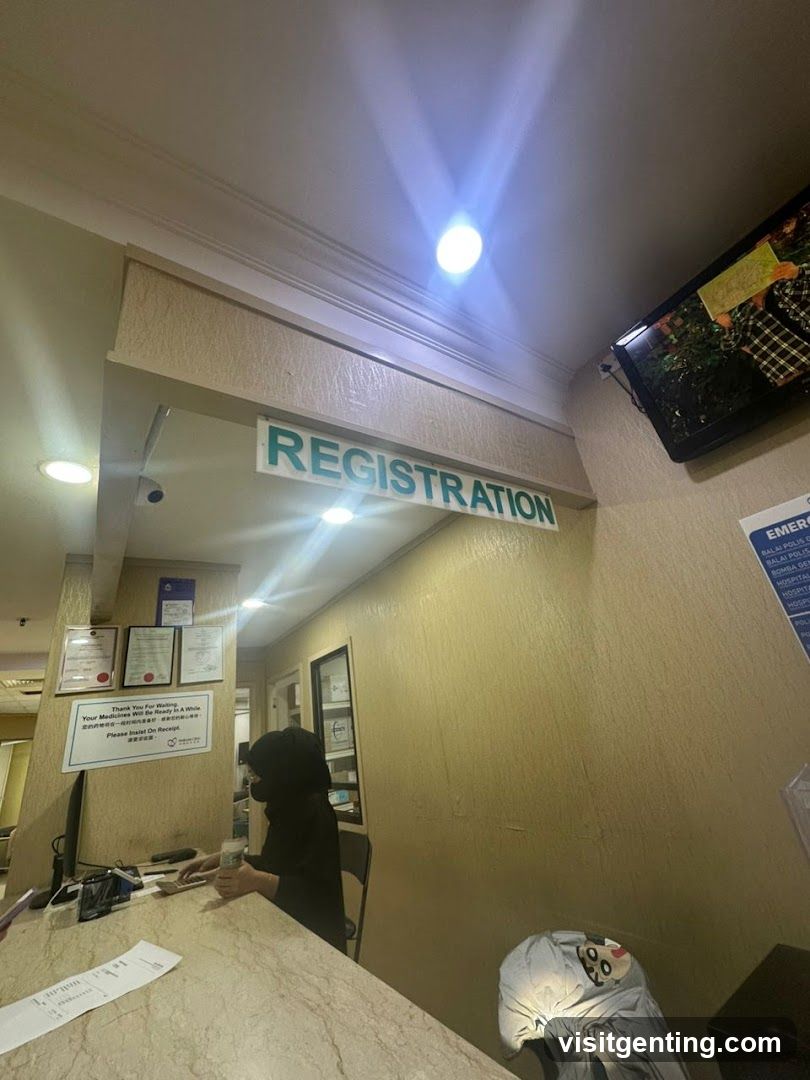 Registration Counter Interior