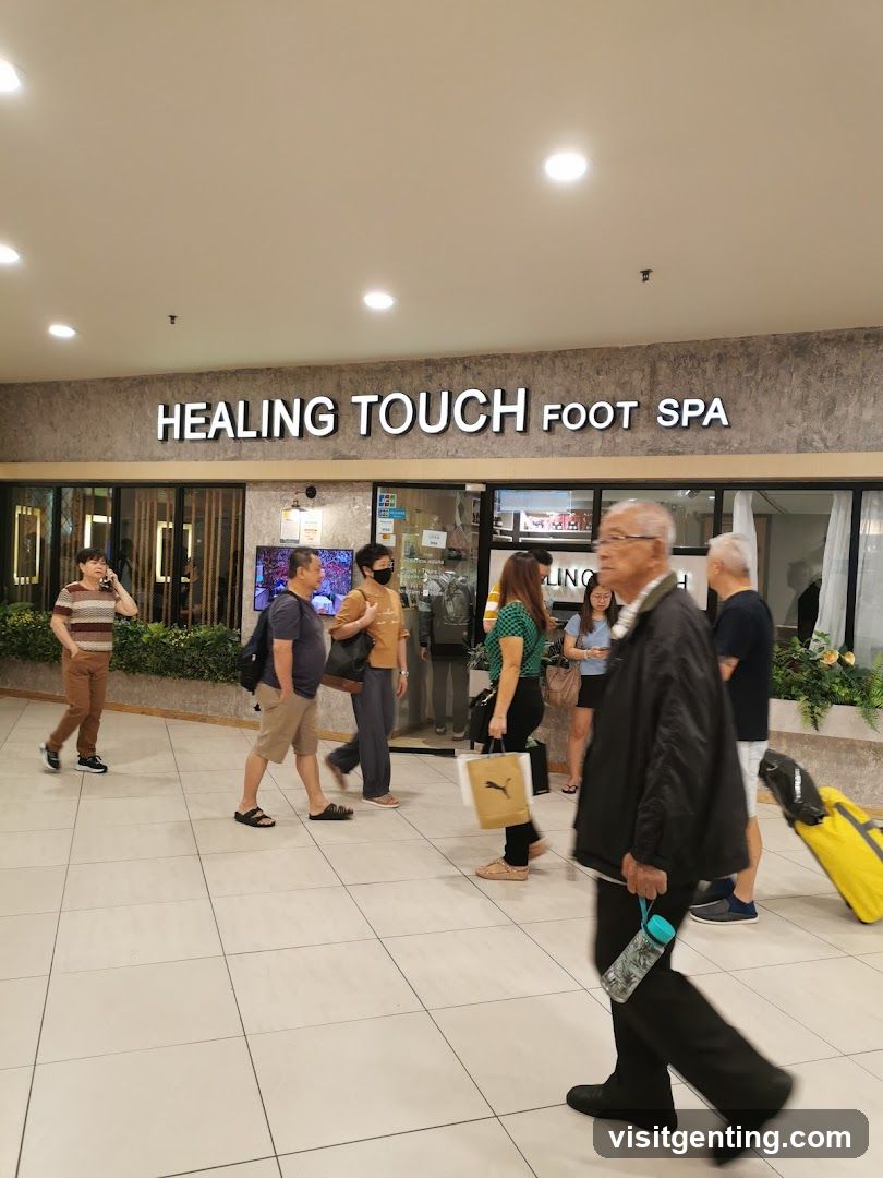 Healing Touch Foot Spa Entrance
