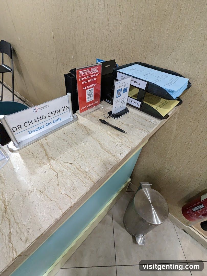 Clinic Reception Desk