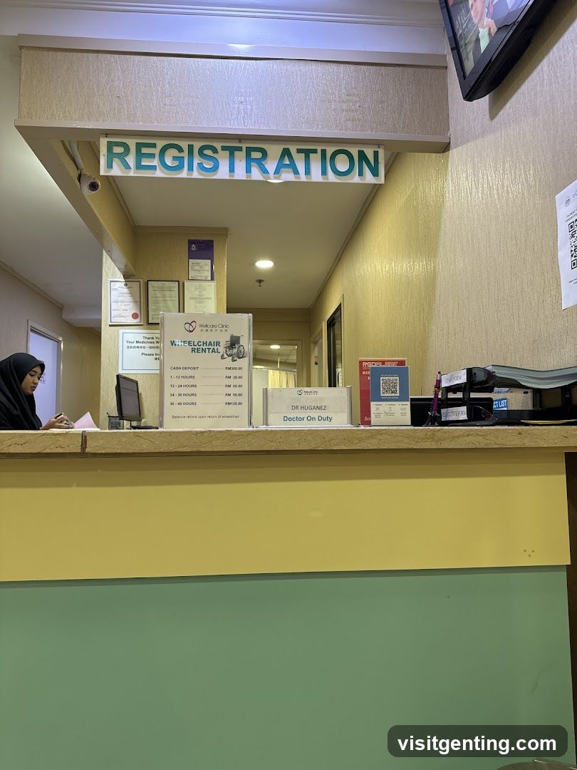 Registration Counter Interior