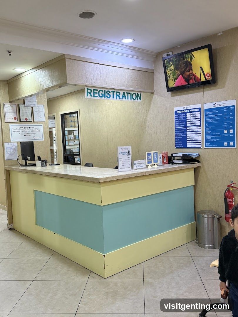 Registration Counter Interior