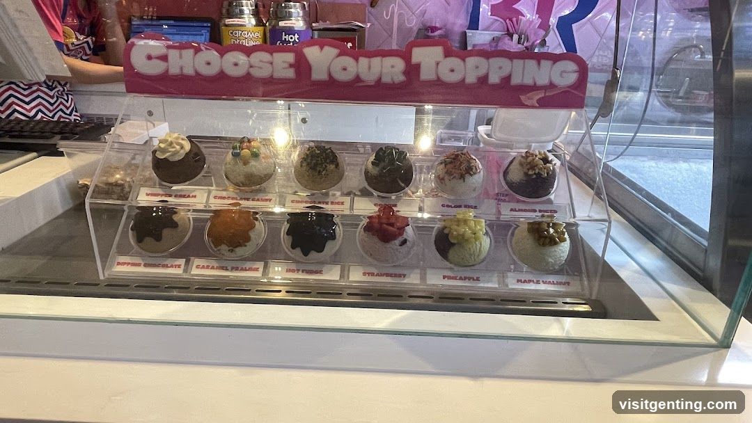 Topping Selection Display