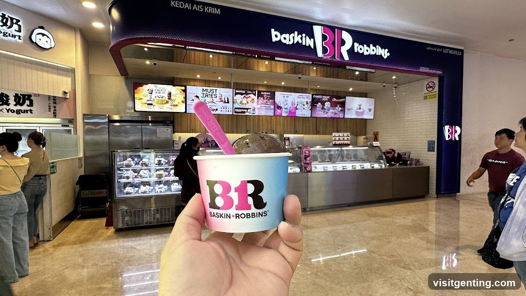 Baskin-Robbins Ice Cream Shop Interior