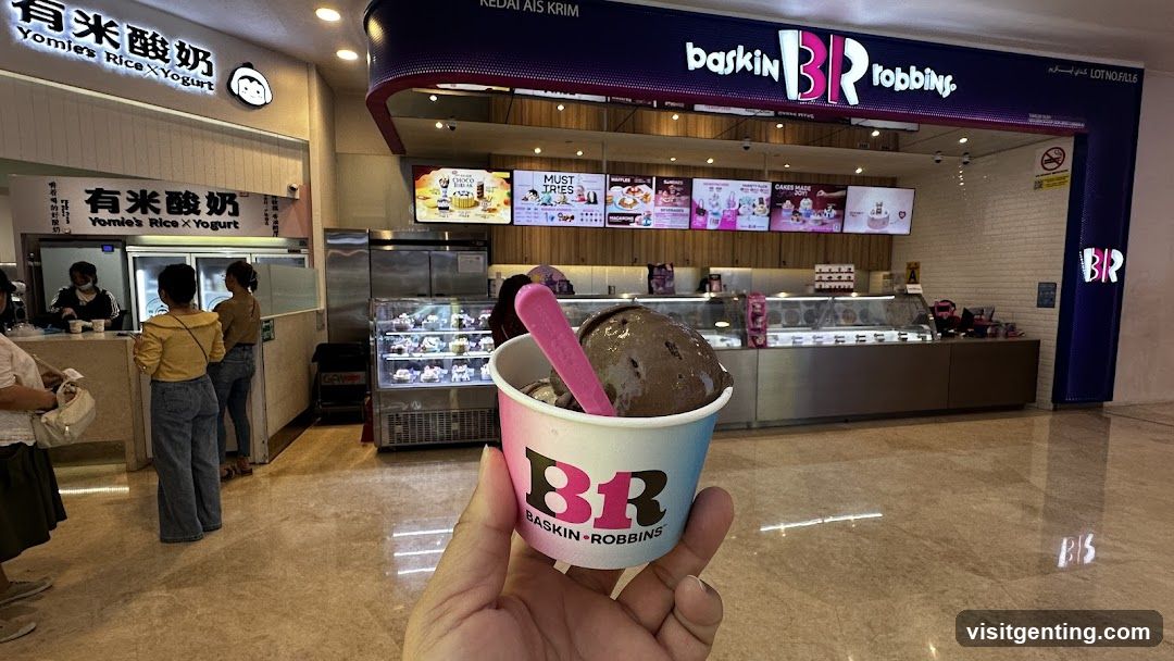 Baskin-Robbins Ice Cream Shop Interior