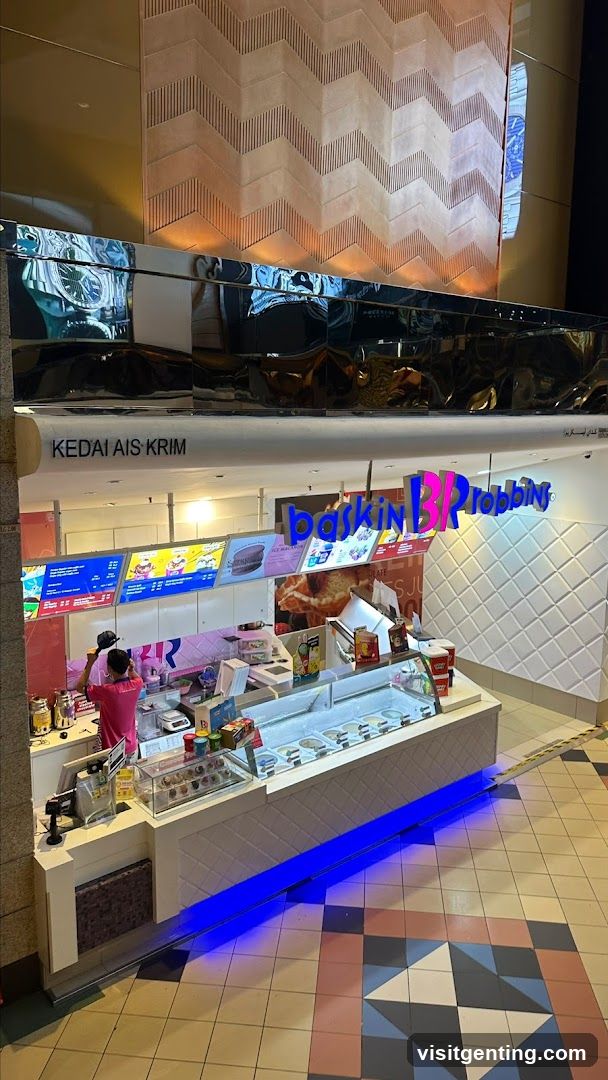 Baskin Robbins Ice Cream Shop Interior