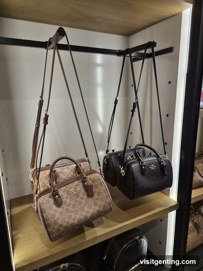 Coach Handbags Display
