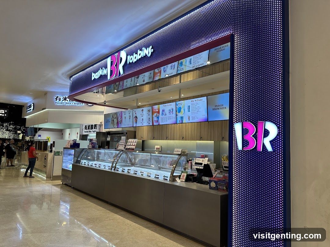 Baskin Robbins Storefront Interior