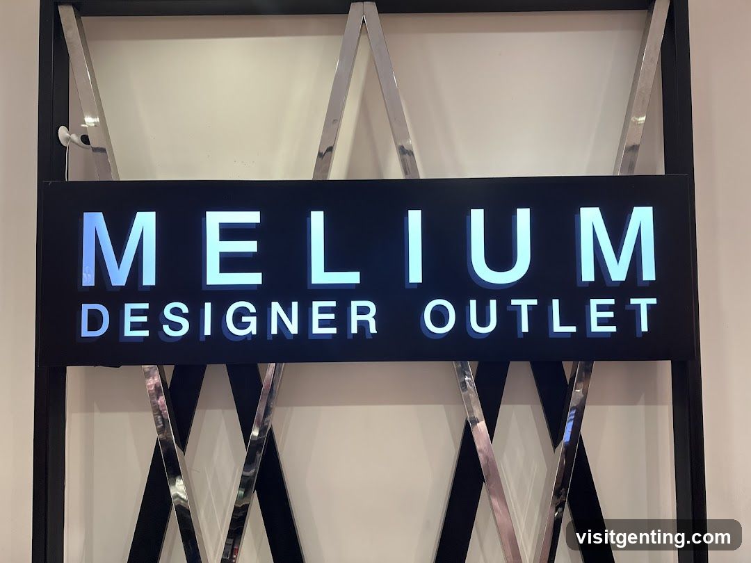 Melium Designer Outlet Signage