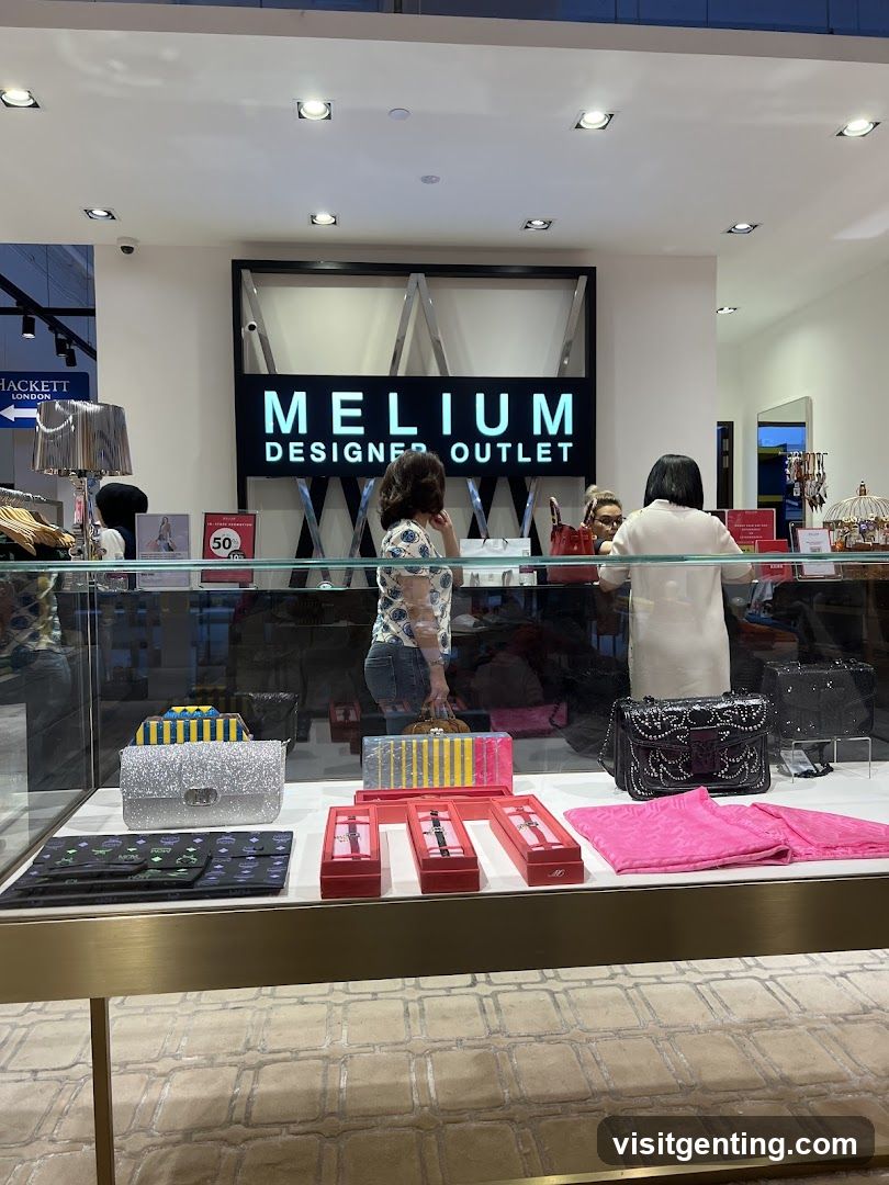 Melium Designer Outlet Storefront Interior