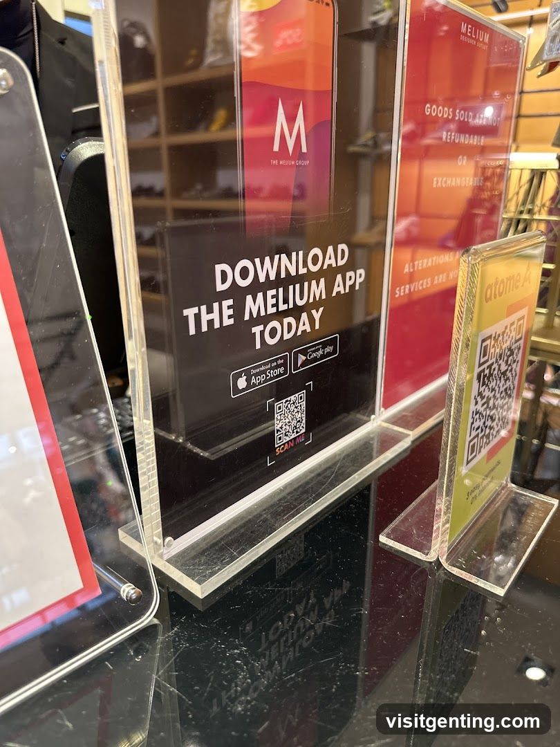 Store Signage Promoting MEDIUM App