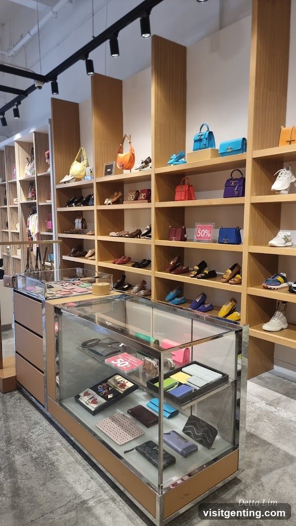 Interior of a retail store