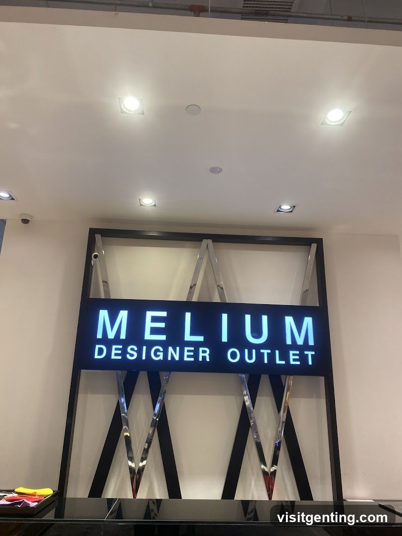 Melium Designer Outlet Signage