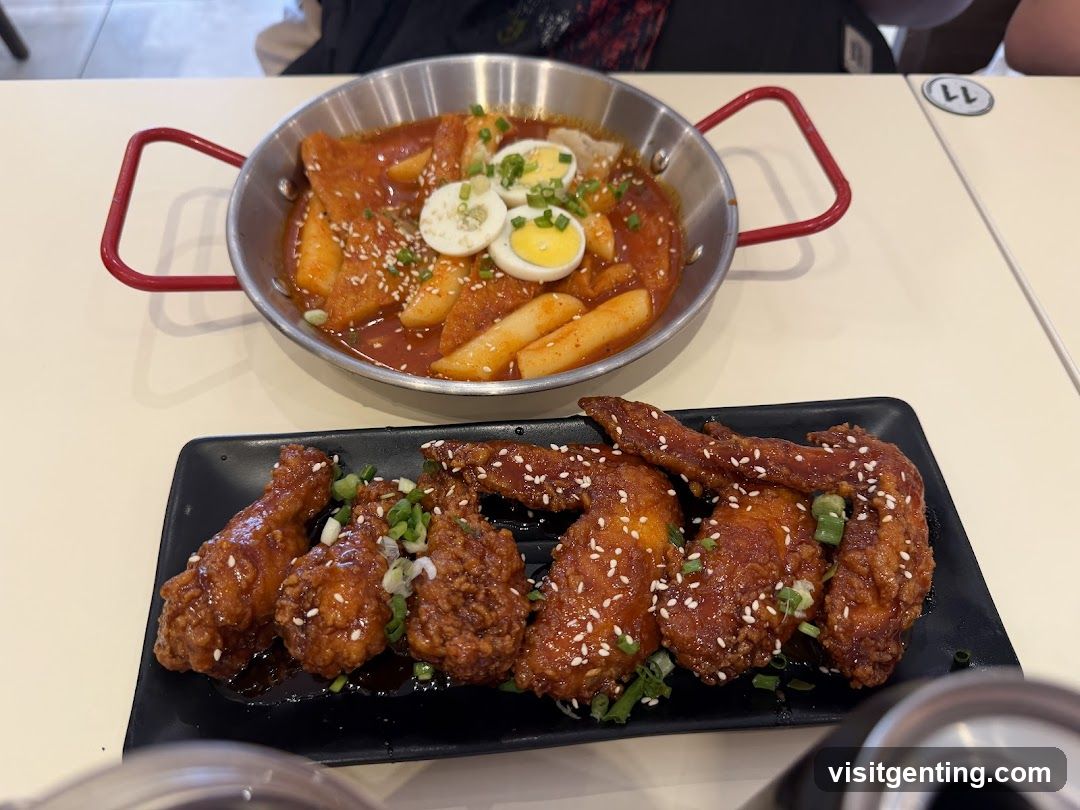 Food served at a restaurant