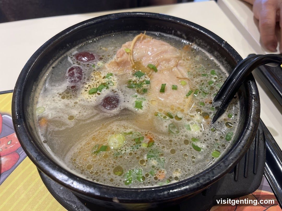 Soup in a bowl