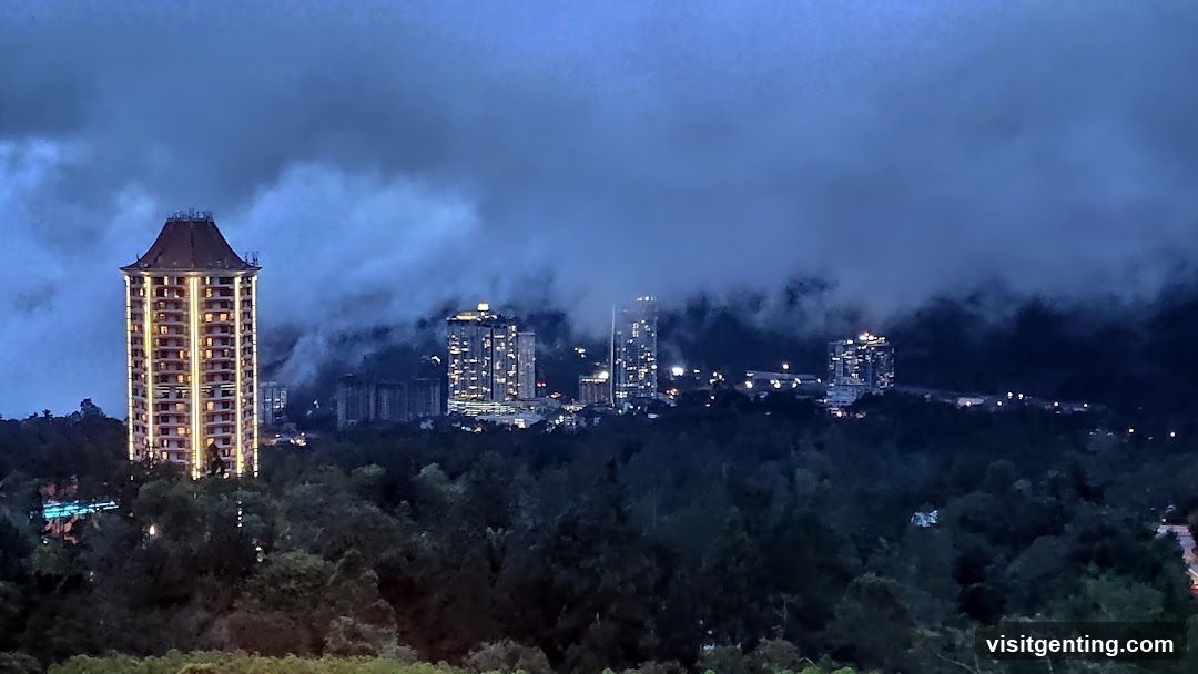 Cityscape at dusk