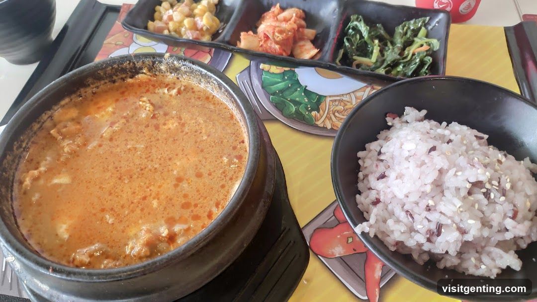 Restaurant Interior Meal Setup