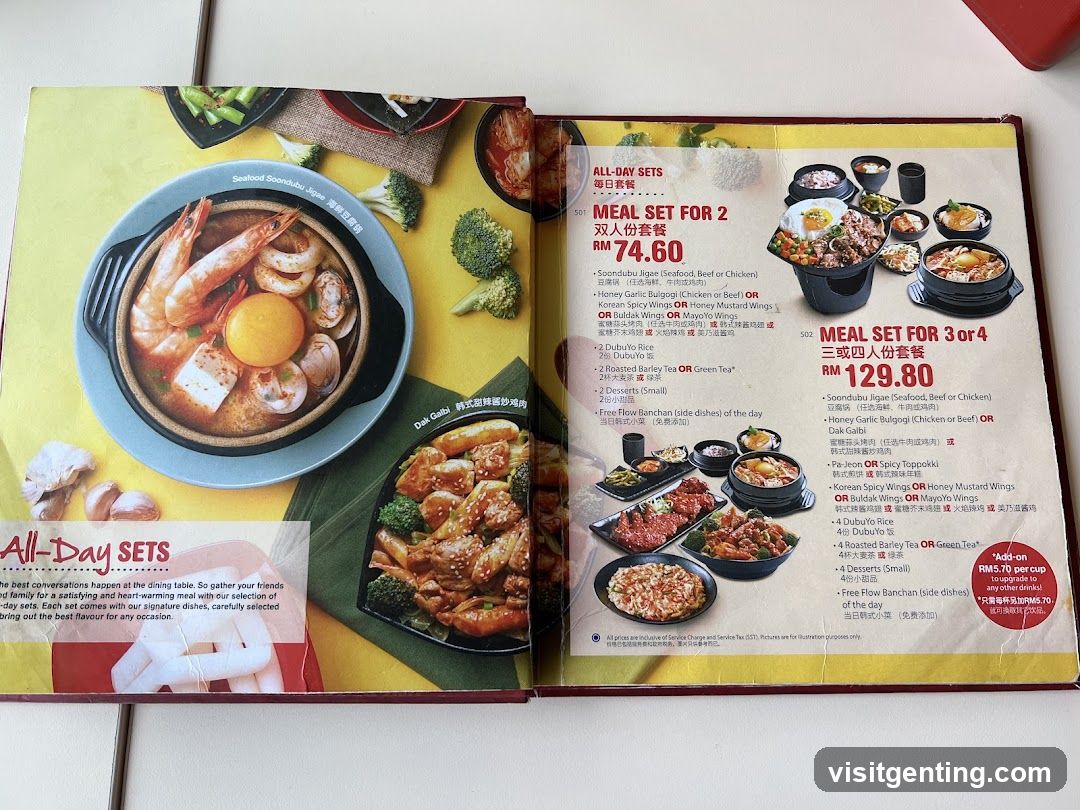 All-Day Sets Menu