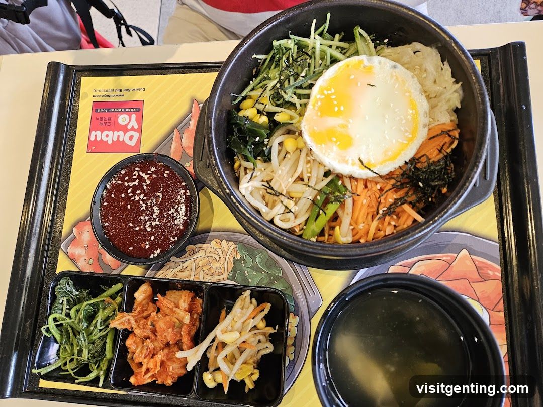 Dabu Korean Food Meal Tray