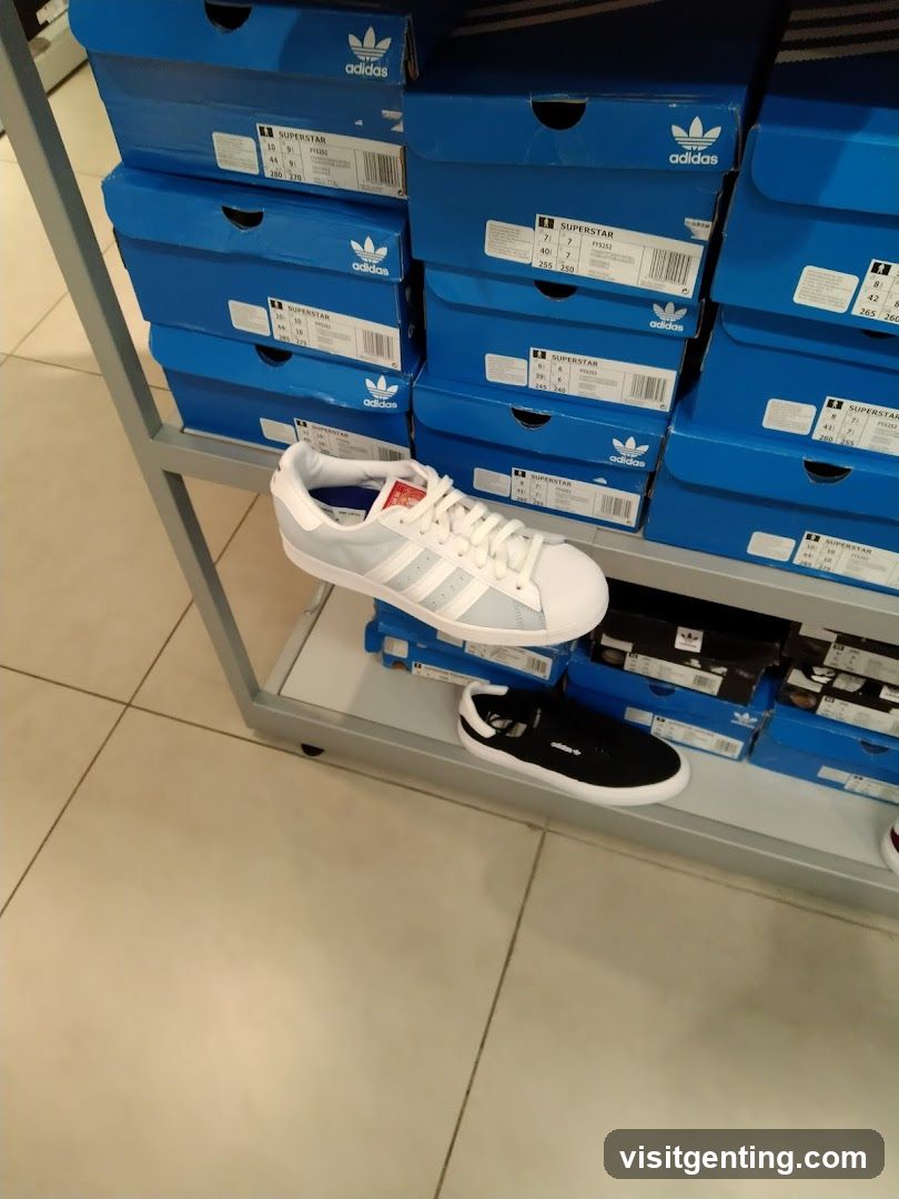 Adidas Shoe Display