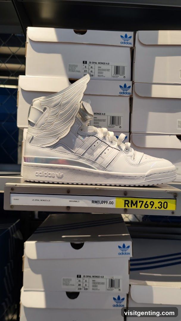 Adidas Shoe Display