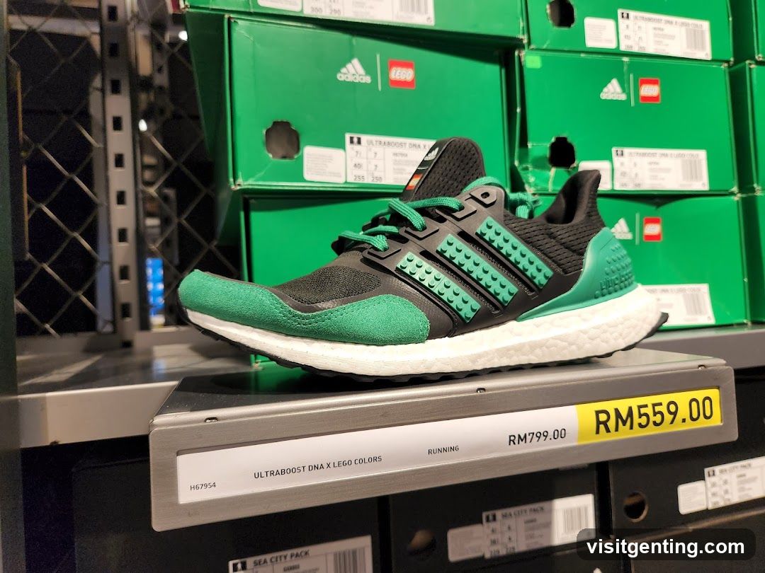Adidas x LEGO Shoe Display