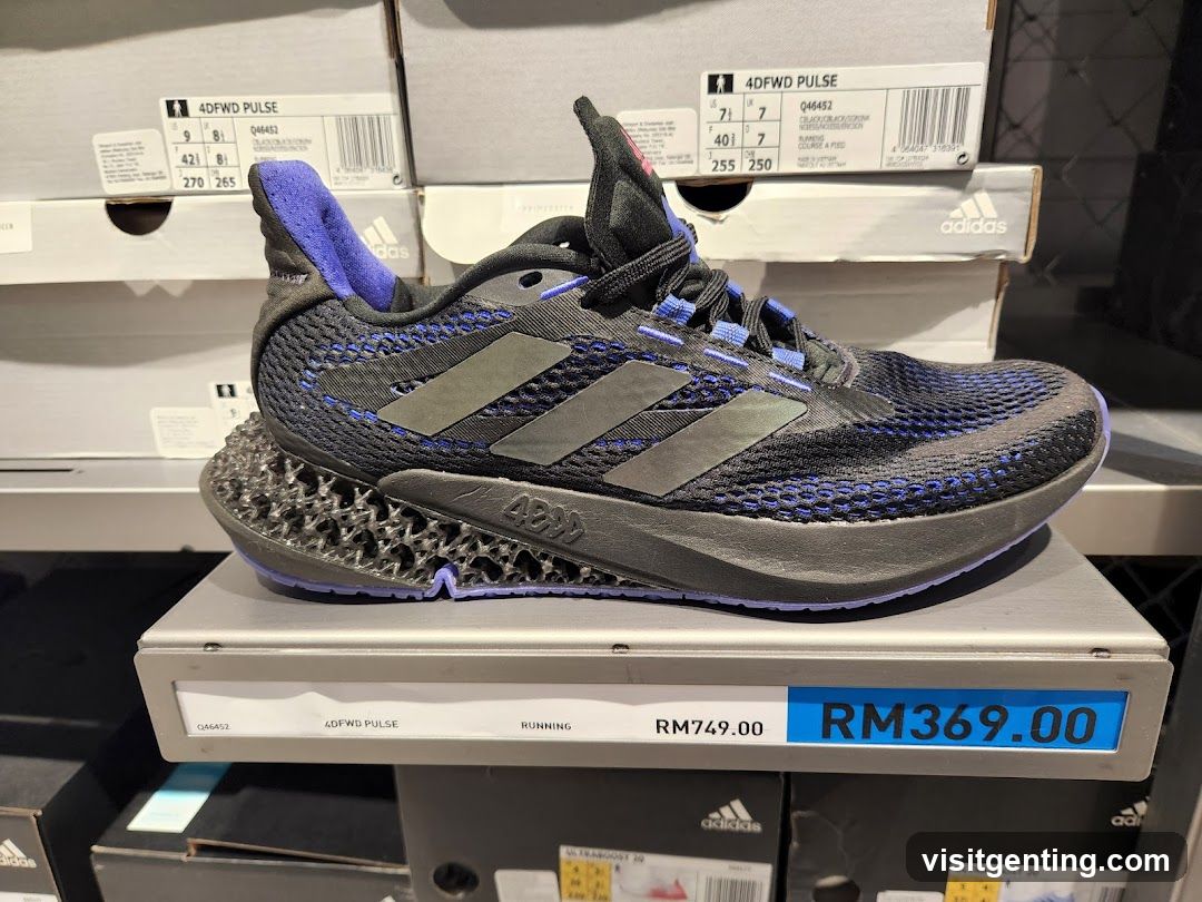 Adidas Running Shoe Display