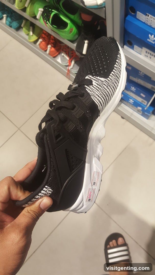 Shoe Display in Retail Store