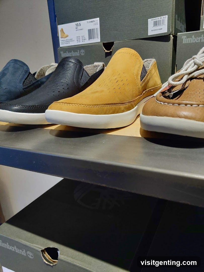Timberland Shoe Display