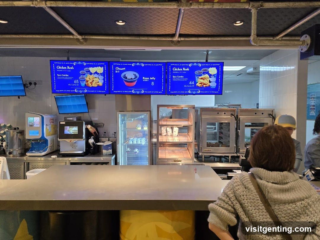 Restaurant counter interior
