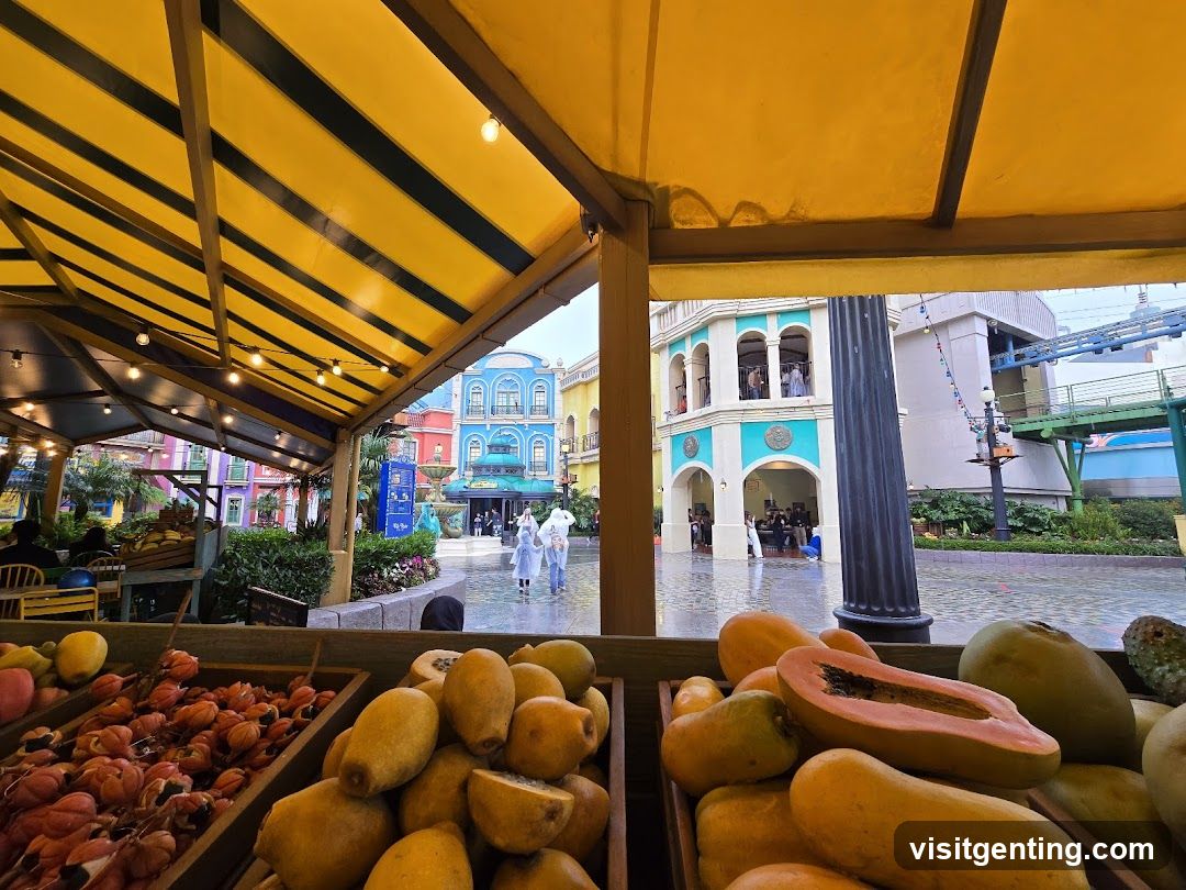 Market stall view