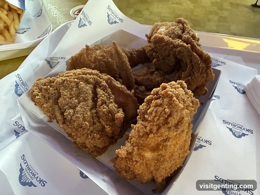 Fried Chicken and Fries