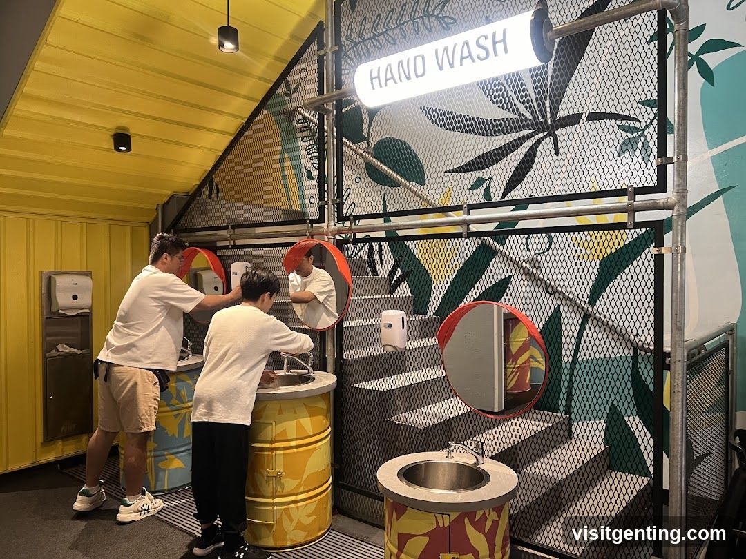 Hand Wash Area Interior