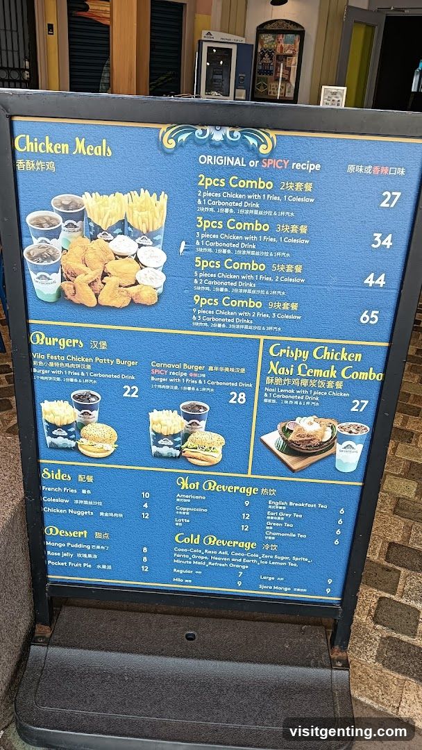Restaurant Menu Board