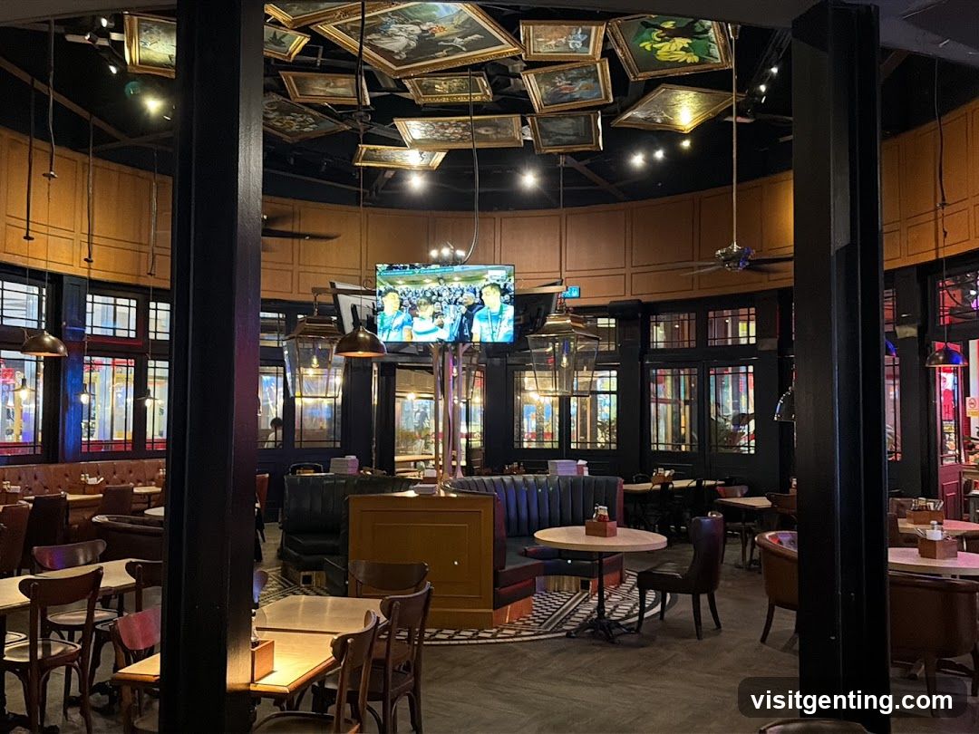 Interior of a restaurant or bar
