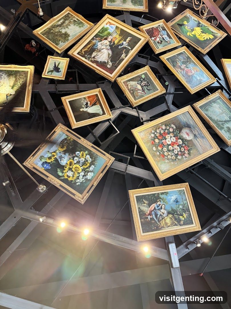Ceiling Art Installation