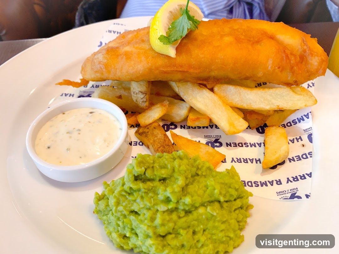 Fish and Chips Plate