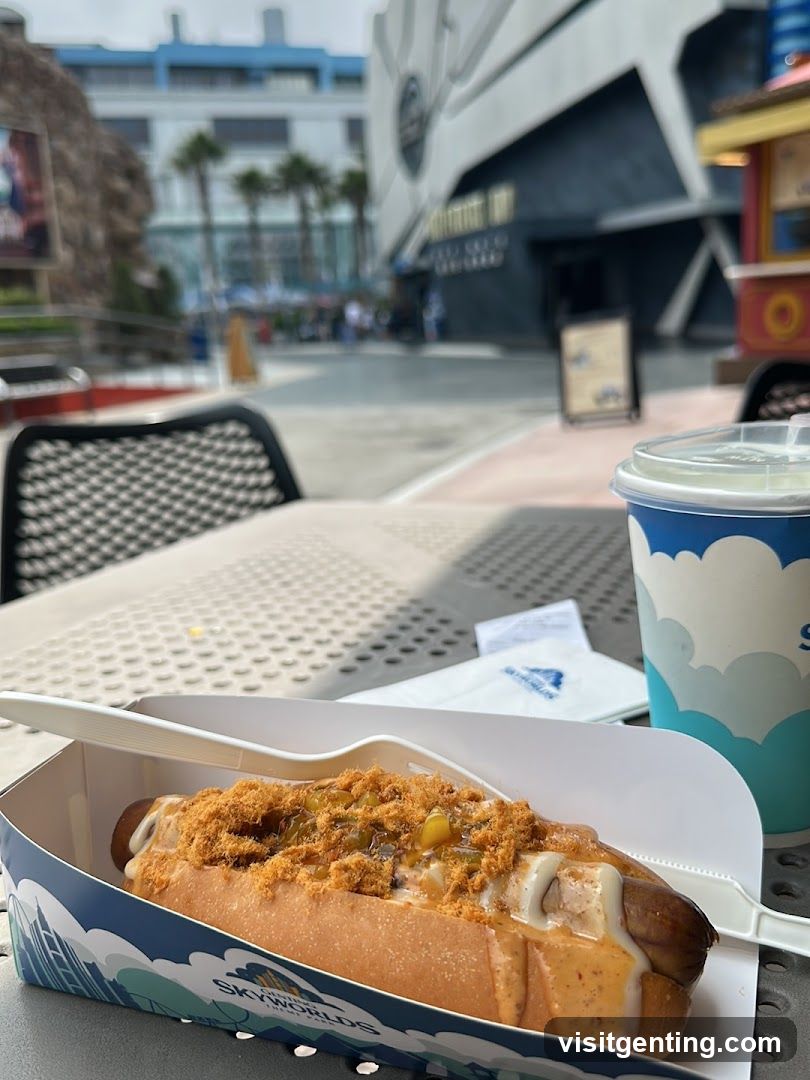 Food and Beverage at Outdoor Seating Area