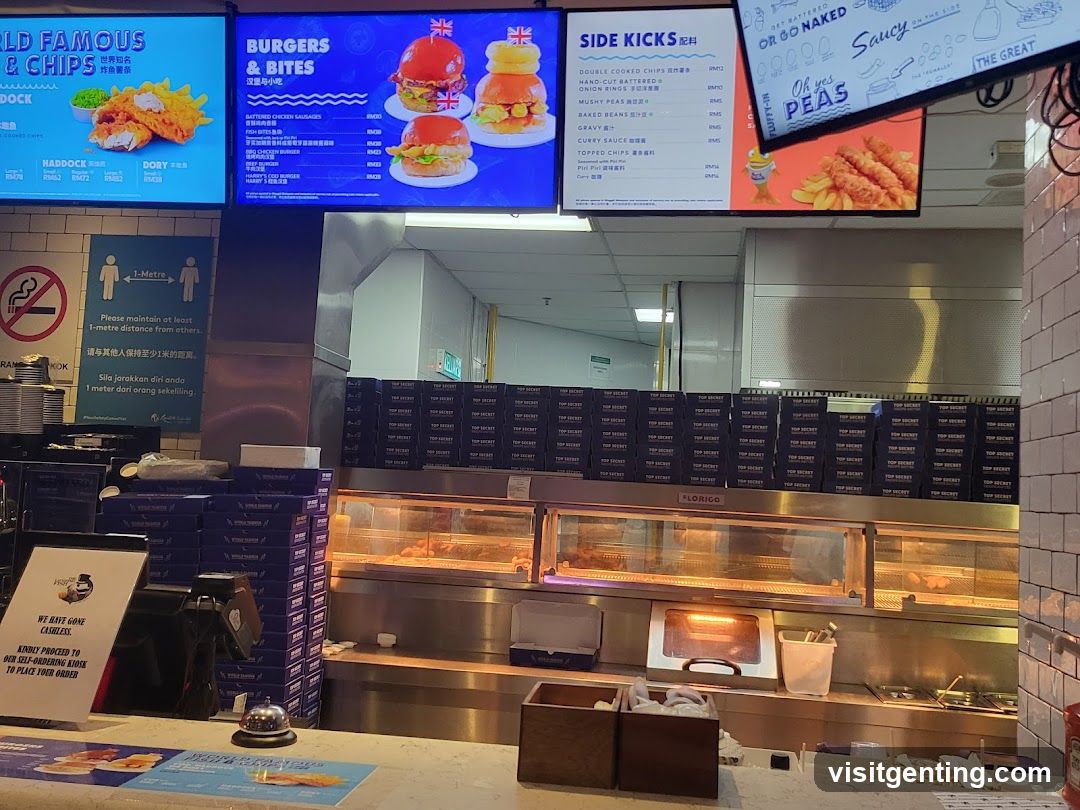 Restaurant Interior Counter Area