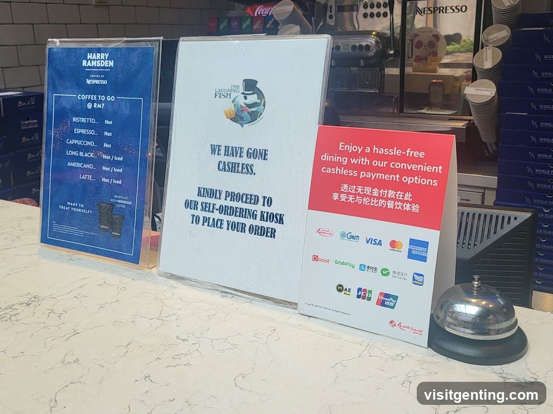 Counter Signage and Payment Options