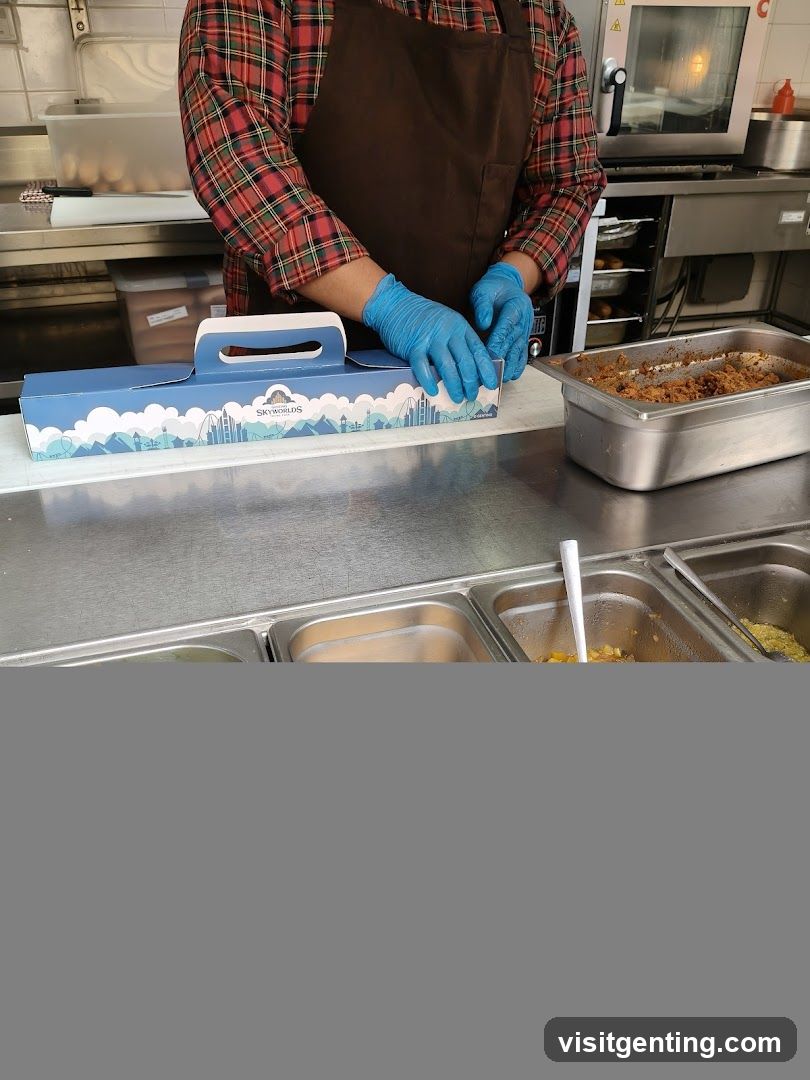 Food preparation area