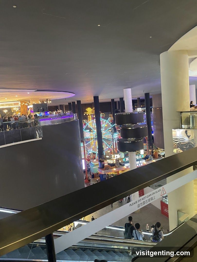 Interior View of Multi-Level Commercial Space