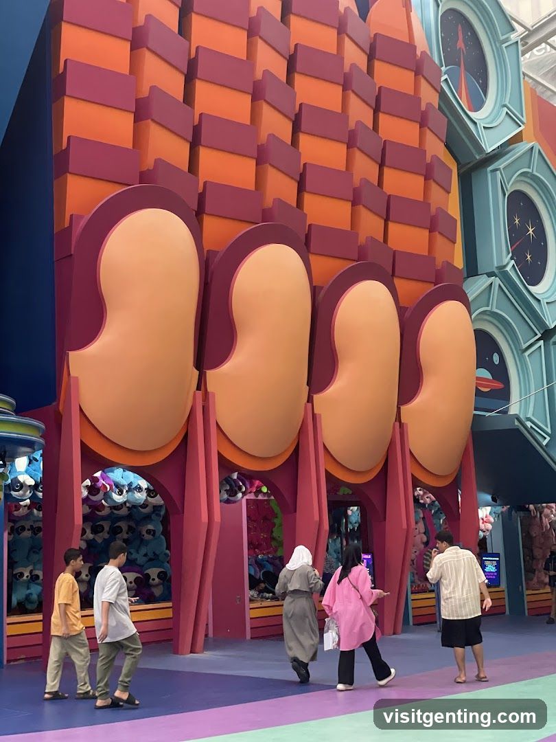 Interior of themed attraction