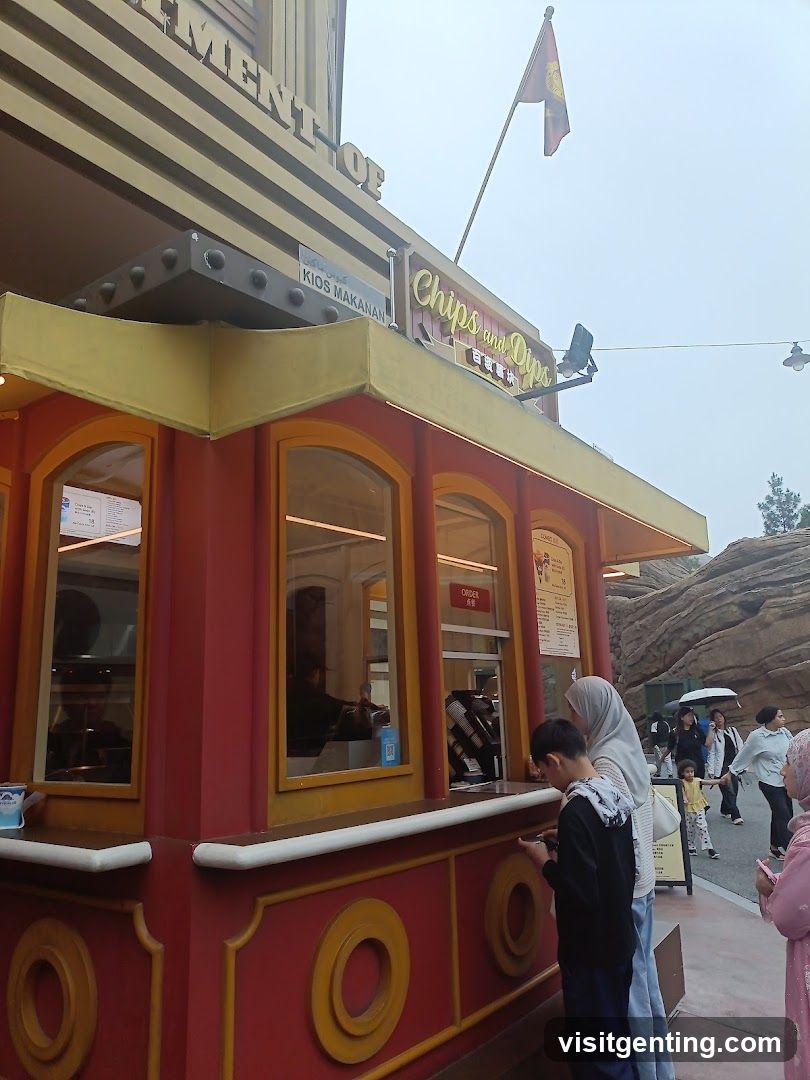 Chips and Dips kiosk