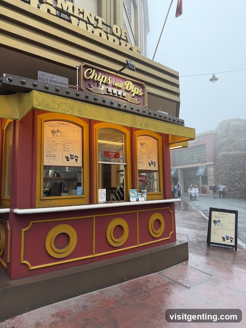Chips and Dips Kiosk